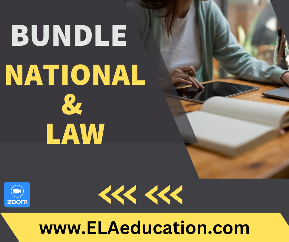 Exam Prep for PSI: Law and National - Zoom